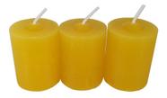 Kit 3 Velas Aromáticas Perfumadas Com Aroma De Citronela
