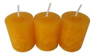Kit 3 Velas Aromáticas Perfumadas Com Aroma De Mel