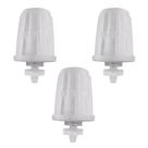 Kit 3 Velas Lazarios Plástica Carvão Ativado Branco Kit 3 Velas Lazarios Plástica Carvão Ativado Branco
