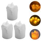 Kit 3 Velas Led Eletrônica Decorativa Simula Luzes Acesa Kit 3 Velas Led Eletrônica Decorativa Simula Luzes Acesa
