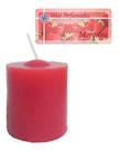 Kit 3 Velas Perfumadas De 1 Dia - Aroma Morango