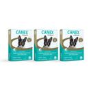 Kit 3 Vermífugo Canex Giárdia Cães 10kg 4 Comprimidos Ceva