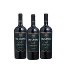 Kit 3 Vinho Brasileiro Del Grano Gold Tinto Suave 1 Litro