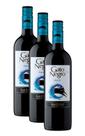Kit 3 Vinho Chileno Tinto Merlot Gato Negro 750ml