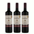 Kit 3 Vinho Tinto Seco Merlot Marcus James 750ml Vinicula Aurora