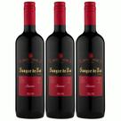 Kit 3 Vinho Tinto Suave Sangue de Boi Serra Gaúcha 750ml