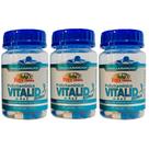 Kit 3 Vitalid Homem Polivitamínico De A - Z 300 Cápsulas - Rei Terra
