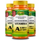 Kit 3 Vitamina A Retinol Unilife 60 Cápsulas