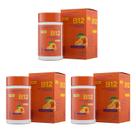 Kit 3 Vitamina B12 Tangerina 280mg 60 Comprimidos Mastigáveis
