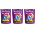 Kit 3 Vitamina C Galinha Pintadinha Sabor Uva 30 Gomas