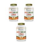 Kit 3 Vitamina C + Vitamina D3 + Zinco 3x60 cps Flora Nativa