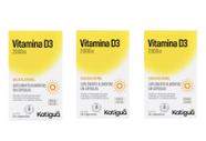 Kit 3 Vitamina D3 2.000 Ui 30 Cápsulas - Katigua