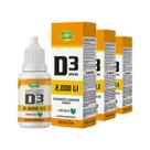 Kit 3 Vitamina D3 2.000 UI Unilife Menta 20ml Kit 3 Vitamina D3 2.000 UI Unilife Menta 20ml