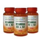 KIT 3 Vitamina D3+K2 Premium 60 Cápsulas 350mg