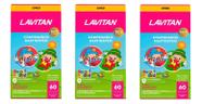 Kit 3 Vitamina Infantil Lavitan Tutti Frutti 60Cpr - Cimed