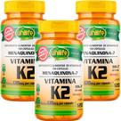 Kit 3 Vitamina K2 135mcg 360 Cap Mk7 Menaquinona Concentrada