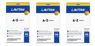 Kit 3 Vitamina Lavitan A-Z Homem Polivit 90Cpr - Cimed