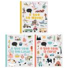 Kit 3 vol - o que se move + o que tem lá em casa + o que tem lá fora