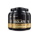 Kit 3 Whey Gold Isolate Optimum Nutrition Baunilha 2.28Kg