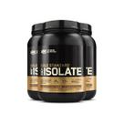 Kit 3 Whey Gold Isolate Optimum Nutrition Chocolate 744g