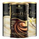 Kit 3 Whey Protein Cacau/baunilha 900g Essential Nutrition