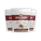 Kit 3 Whey Protein Isocrisp Vitafor 240g Neutro