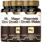 Kit 3 x Citrato Malato de Magnésio 500mg 180 Cápsulas - Suplemento Alimentar