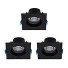 Kit 3 x Embutido Easy 4,5W 3000K Preto STH21920PTO/30 Stella