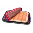 Kit 3 X Tapetes Crochê com Tear Algodão Cores Sortidas Premium