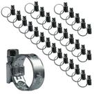 KIT 30 Abraçadeira 13X19mm com rosca mangueira alta pressão KIT 30 Abraçadeira 13X19mm com rosca mangueira alta pressão