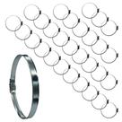 KIT 30 Abraçadeira 79X95mm aço zincado mangueira de jardim