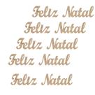 kit 30 Apliques/nomes em MDF, tema Natal e Ano Novo - 6cm (vai 5 de cada modelo) brind537