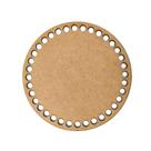 Kit 30 Bases Redonda de 10/12/15 cm MDF Cru para Cesto Crochê Fio de Malha