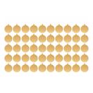 kit 30 Bolas Natal Lisa Em Mdf Cru - (BRIND527)