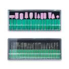 Kit 30 Brocas Diamantadas + 12 Brocas Polimento Unhas de Gel