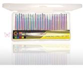 Kit 30 Brocas Diamantadas Colorida Profissionais Unha Gel