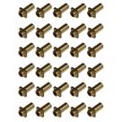 Kit 30 Bucha Afinação Latão 5mm 7/32 Canoa Bateria c Pescoço