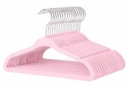 Kit 30 Cabides Infantis Baby de Veludo Antideslizante Azul, Rosa, Bege e Preto 29,5cm Kit 30 Cabides Infantis Baby de Veludo Antideslizante Azul, Rosa, Bege e Preto 29,5cm