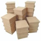 Kit 30 caixa para lembrancinhas 8ax12x12 em MDF cru 3mm Kit 30 caixa para lembrancinhas 8ax12x12 em MDF cru 3mm