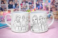 Kit 30 canecas guerreiras kpop para colorir juvenil