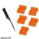 Kit 30 Clips Crocodilo Fixo Para Dividir Cabelo E Pente De Carbono Que Não Marca E Tira Frizz Kit 30 Clips Crocodilo Fixo Para Dividir Cabelo E Pente De Carbono Que Não Marca E Tira Frizz