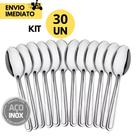 Kit 30 Colheres de Mesa Inox, p/ Sopa , Sobremesa Refeições em Geral tam 18,CM Restaurantes e Bares. Kit 30 Colheres de Mesa Inox, p/ Sopa , Sobremesa Refeições em Geral tam 18,CM Restaurantes e Bares.