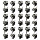 Kit 30 Conectores Plug Wireconex Xlr WC1023 Fêmea 3 Polos