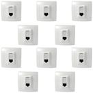 Kit 30 Conjunto Tomada Rede Rj45 Cat5e 8 Fios Pial Legrand