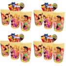Kit 30 Copo Cinderela Rapunzel p/ Lembrancinhas e Decoração de festa infantil