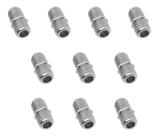 kit 30 Emenda Coaxial Rosca Padrão Universal