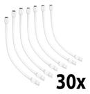 Kit 30 Engate Flexível 1/2 X 40cm Água Fria Pvc Tigre