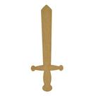 Kit 30 Espada para Lembrancinha ou Decoração 50cm Mdf Madeira Kit 30 Espada para Lembrancinha ou Decoração 50cm Mdf Madeira