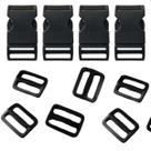Kit 30 Fechos Engate Rápido 15mm Com 30 Reguladores Plástico