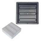 Kit 30 Formas Piso Tátil Direcional 20x20x03 p Calçada Sinal